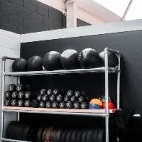 Equipment balls dumbells